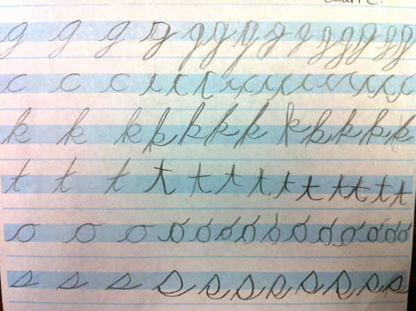 Cursive Practice