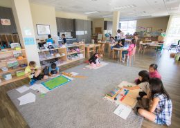 Montessori Students During Uninterrupted Work Hour